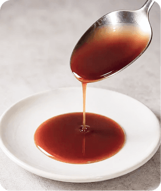 Sauce with spoon