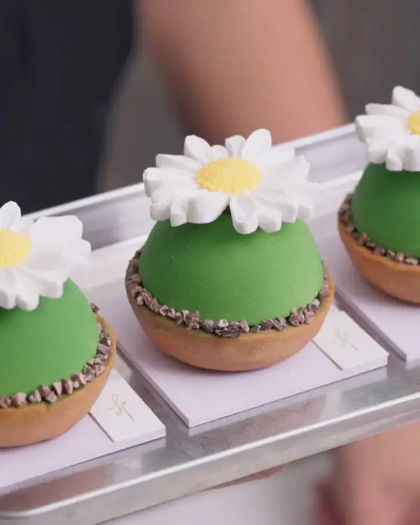 #14 Matcha Yuzu Entremet Assembly