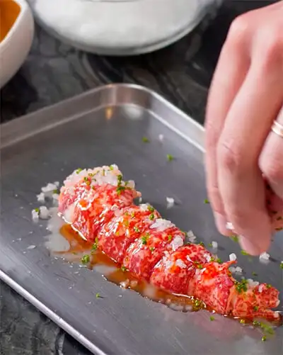 #8: Lobster Tail with Prawn Chips