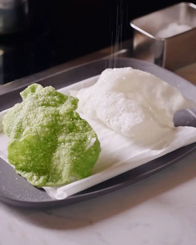 #9 Galleta de agua de arrurruz y espinacas