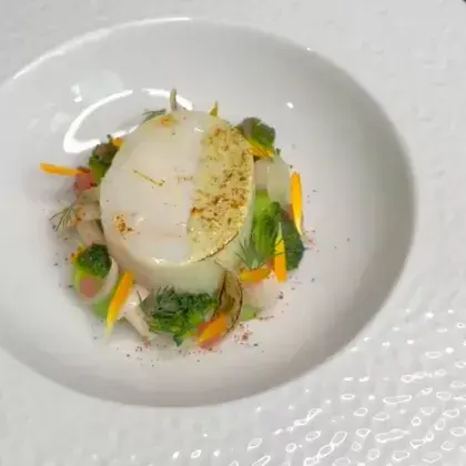 creation thumb for Haddock Ballottine with Tarragon Mousse 🐠🥦⭐️