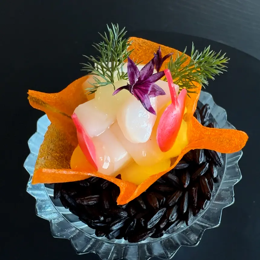 creation thumb for Carrot Tuile/Scallop/Yuzu