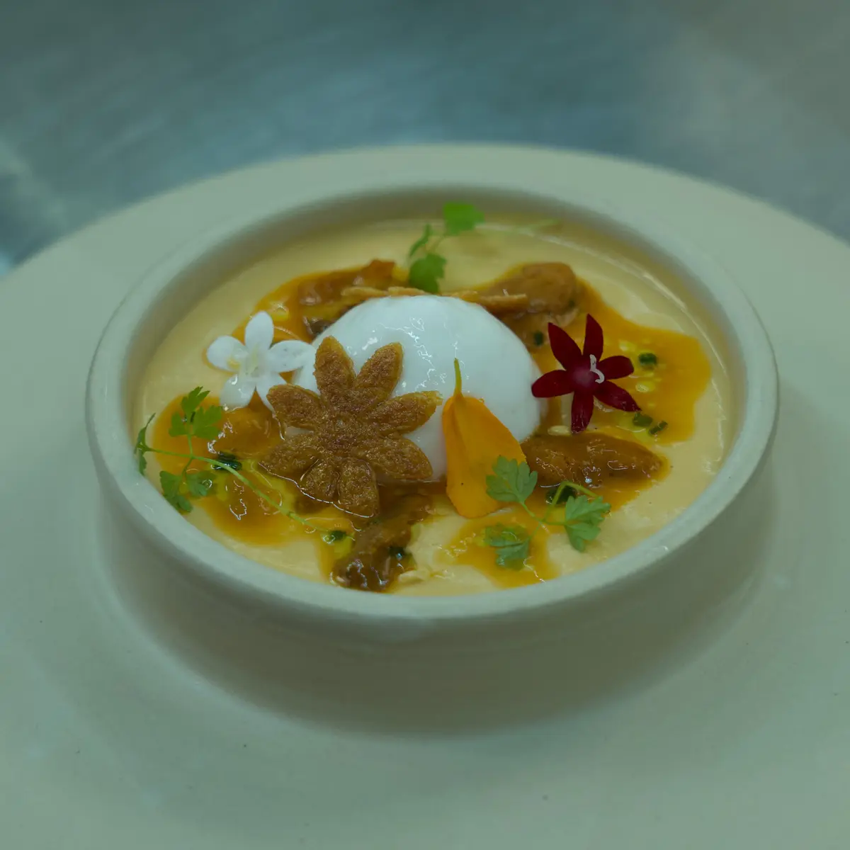 creation thumb for Sea Urchin Mousse with Ouzo Foam