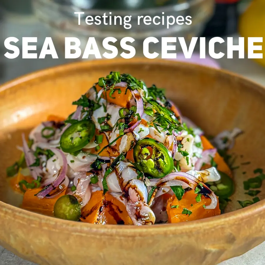 creation thumb for Sea Bass Ceviche Test#1