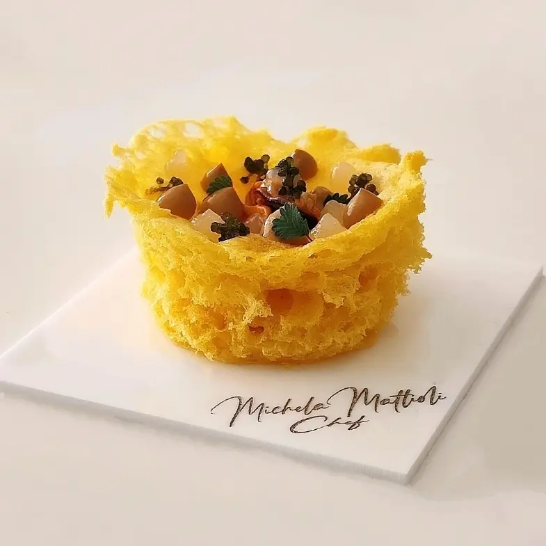 creation thumb for Mussels, lemongrass, green apple and umibudō
