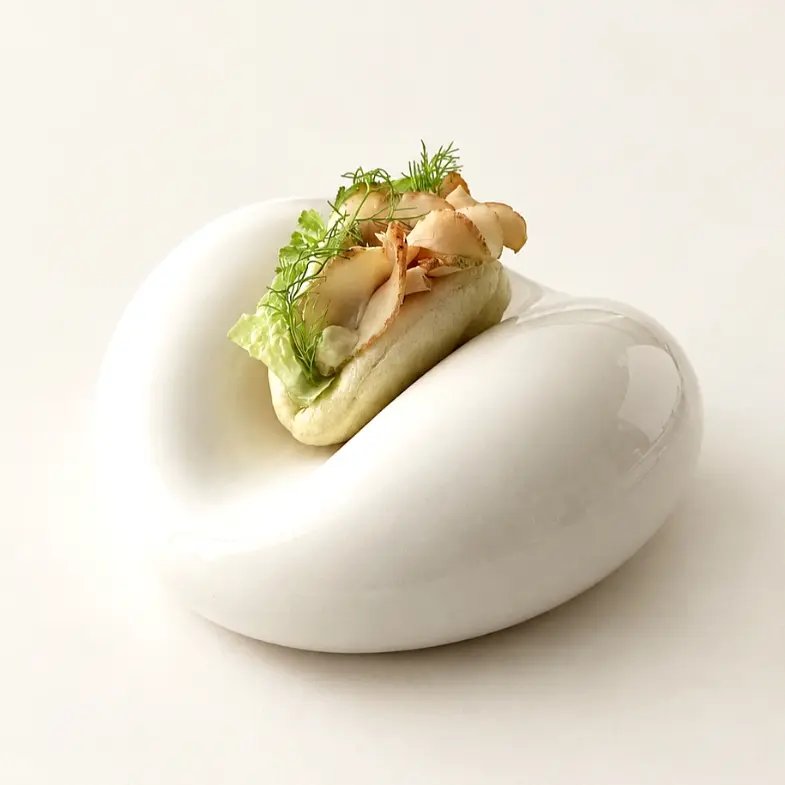 creation thumb for Chicken Caesar Bao: Reinterpretation