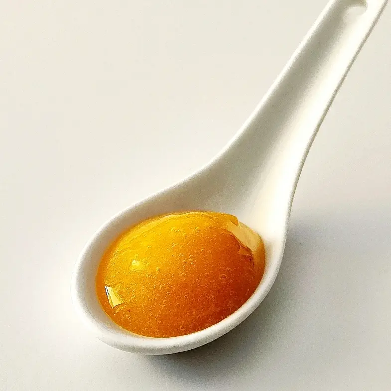 creation thumb for Passion fruit gel and rice vinegar