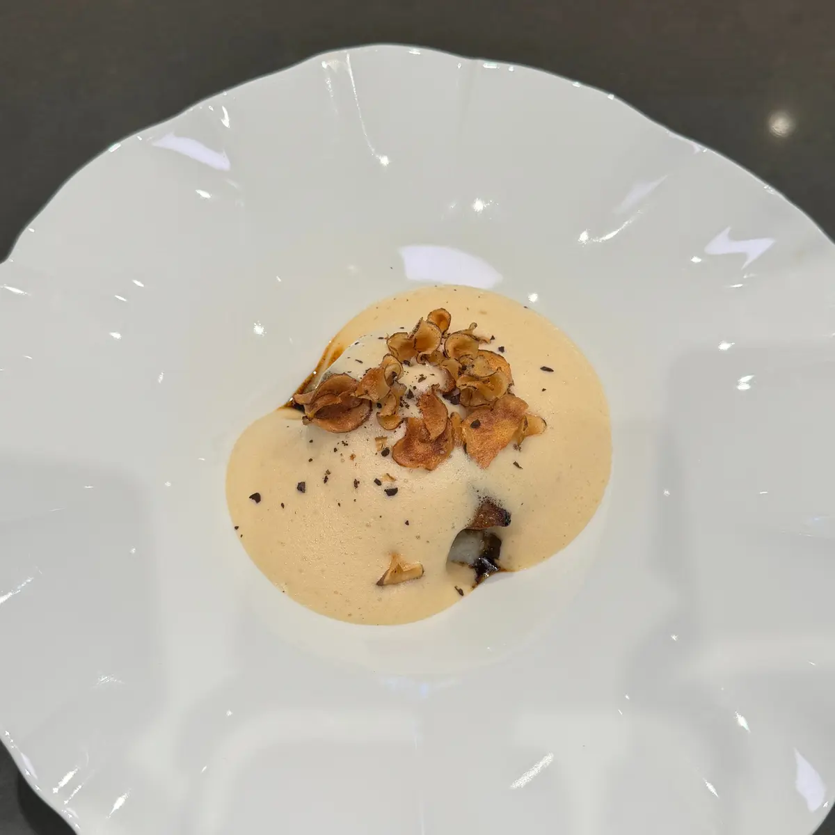 creation thumb for Anguilla, foie gras e zabaione all'uovo