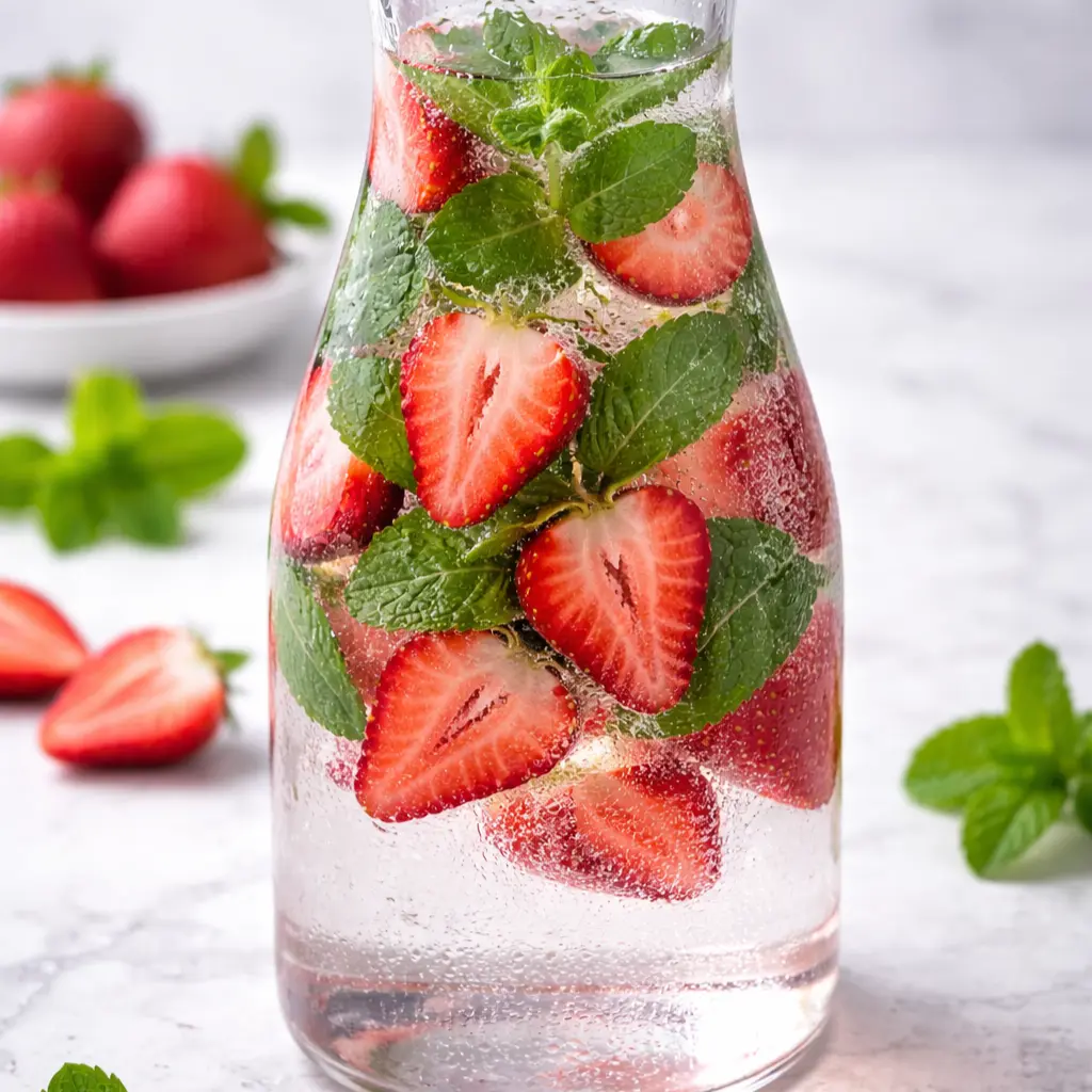 creation thumb for Strawberry Mint Infusion