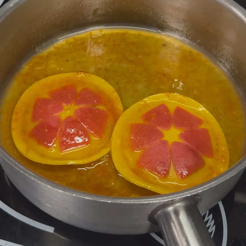 creation thumb for Citrus Ravioli & Mascarpone Cream