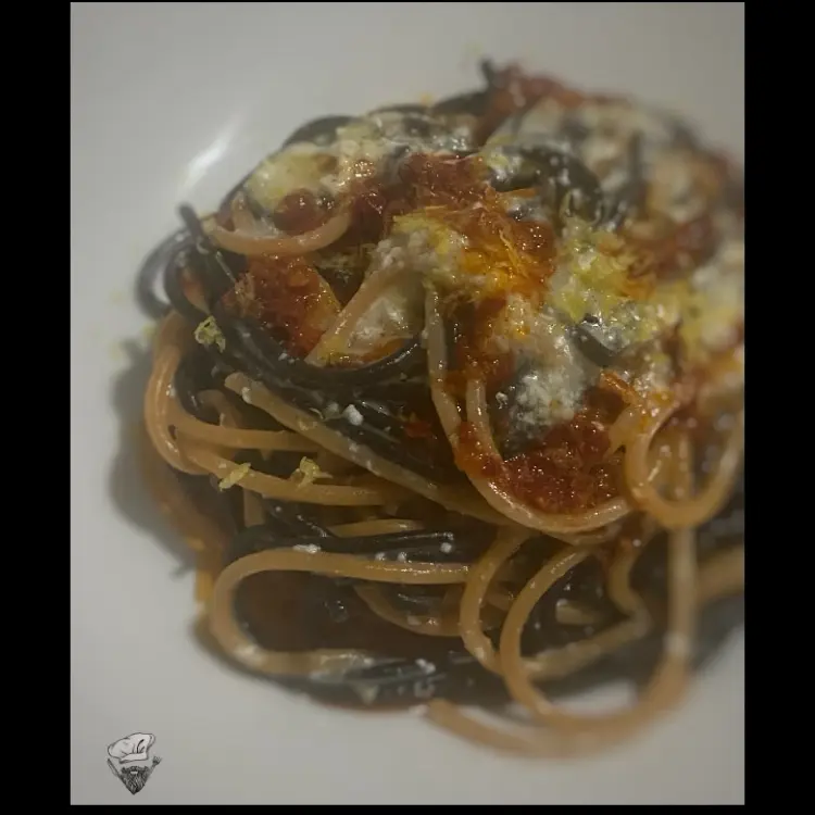 creation thumb for Spaghetti al limone, pecorino e nduja