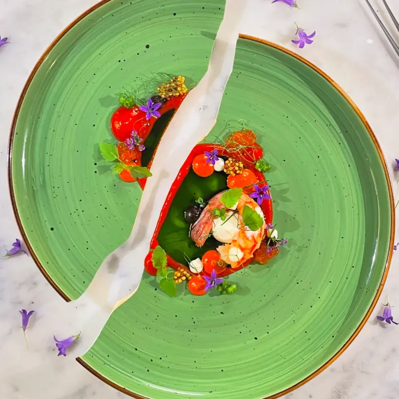 creation thumb for shrimp - harissa - rosehip • parmesan