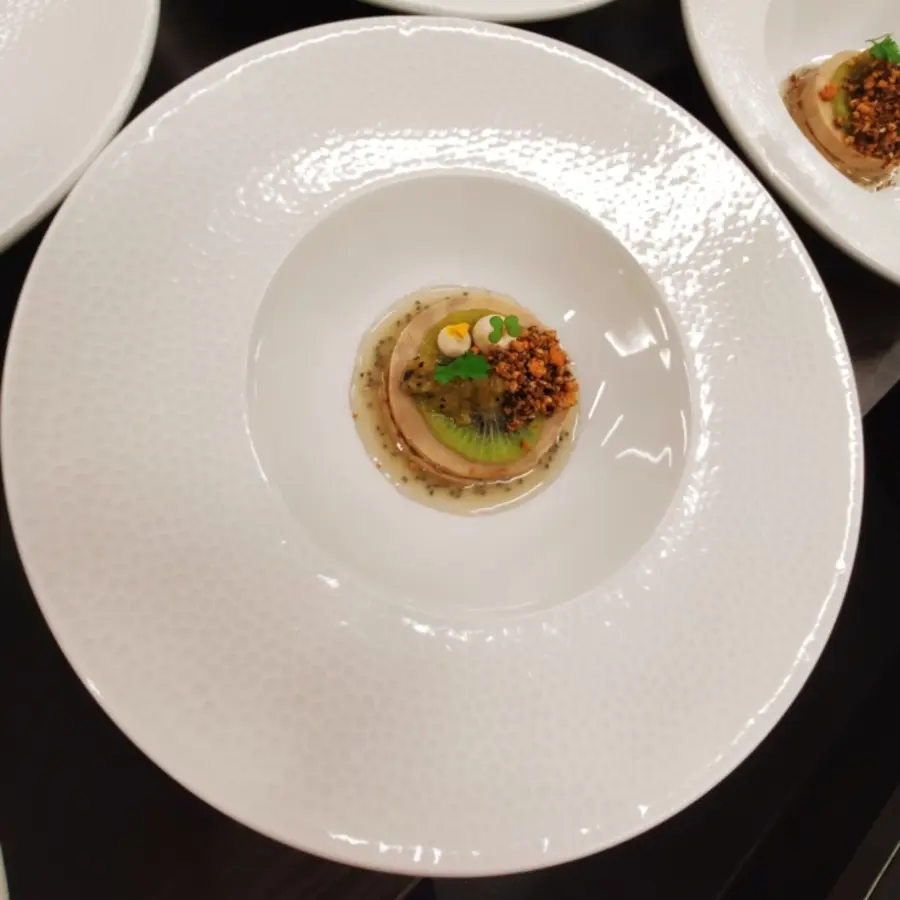 creation thumb for Foie Gras | Kiwi | Crumble