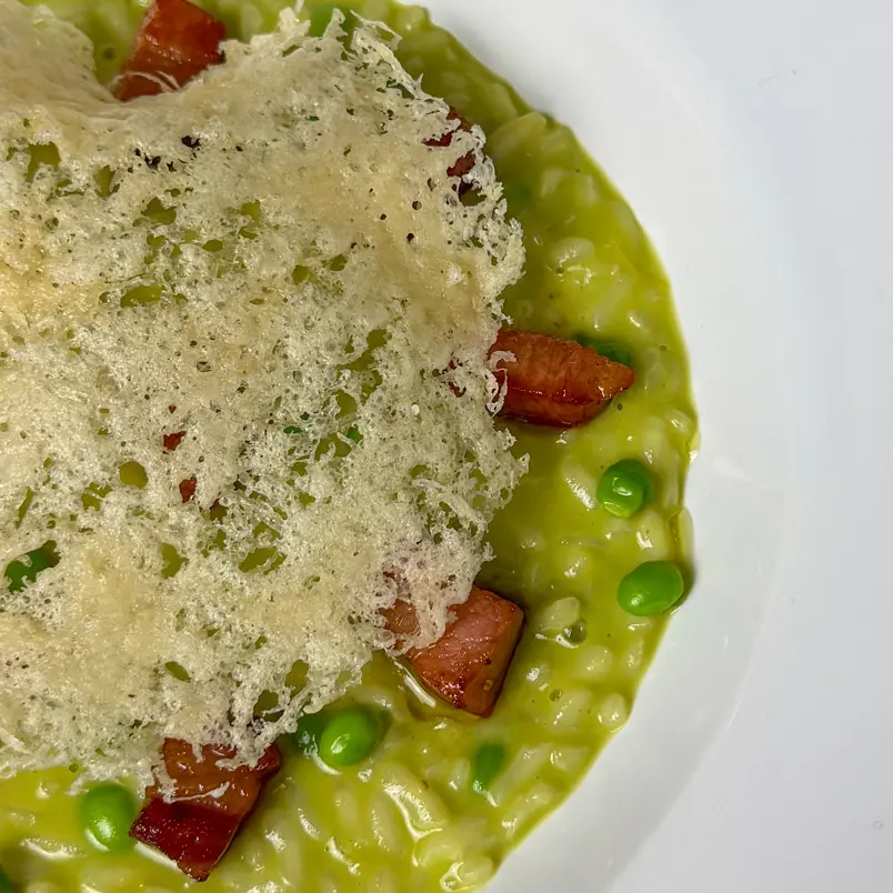 creation thumb for Pea & Pancetta Risotto