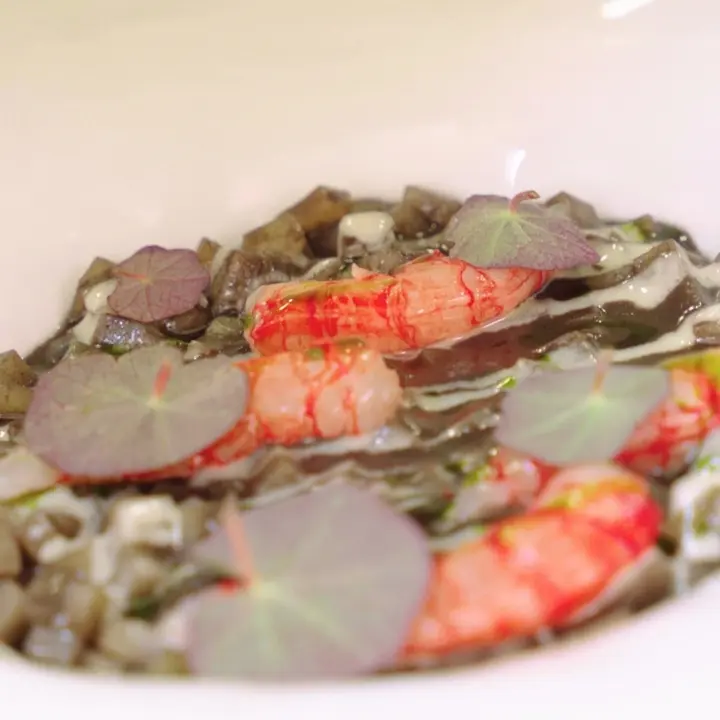 creation thumb for Risotto de gambas y patata alfa