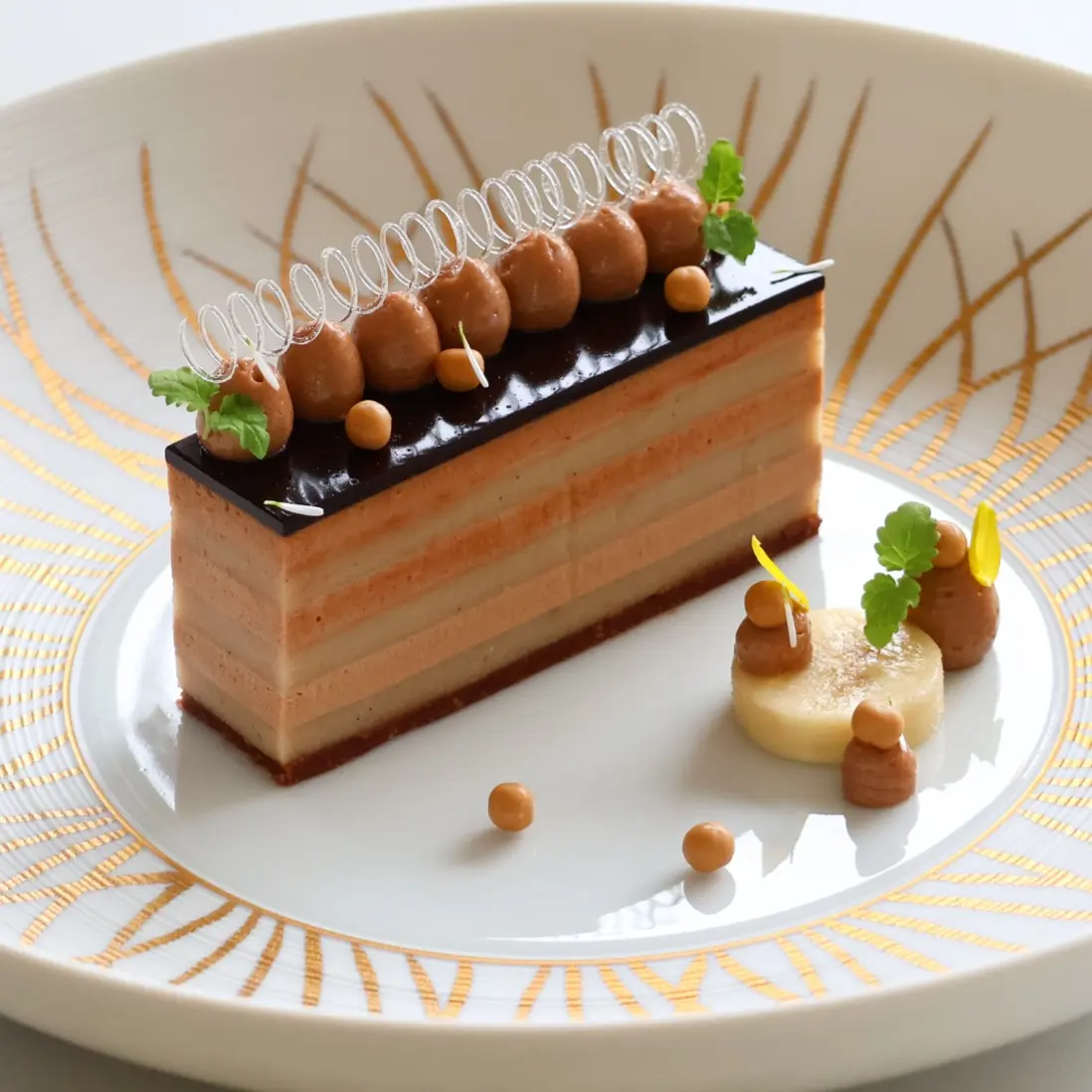 creation thumb for Caramelized Peanut - Miso - Chocolate - Banana Gâteau