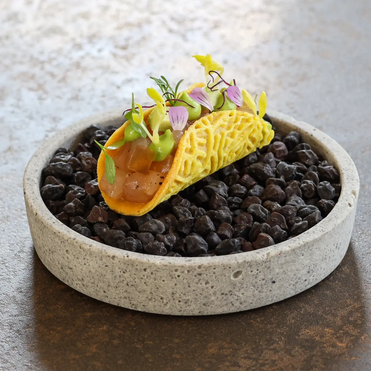 creation thumb for Kingfish Chickpea Taco