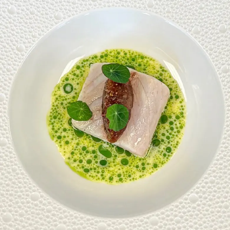 creation thumb for Meager Fish with fig leaf oil 🐟🍃