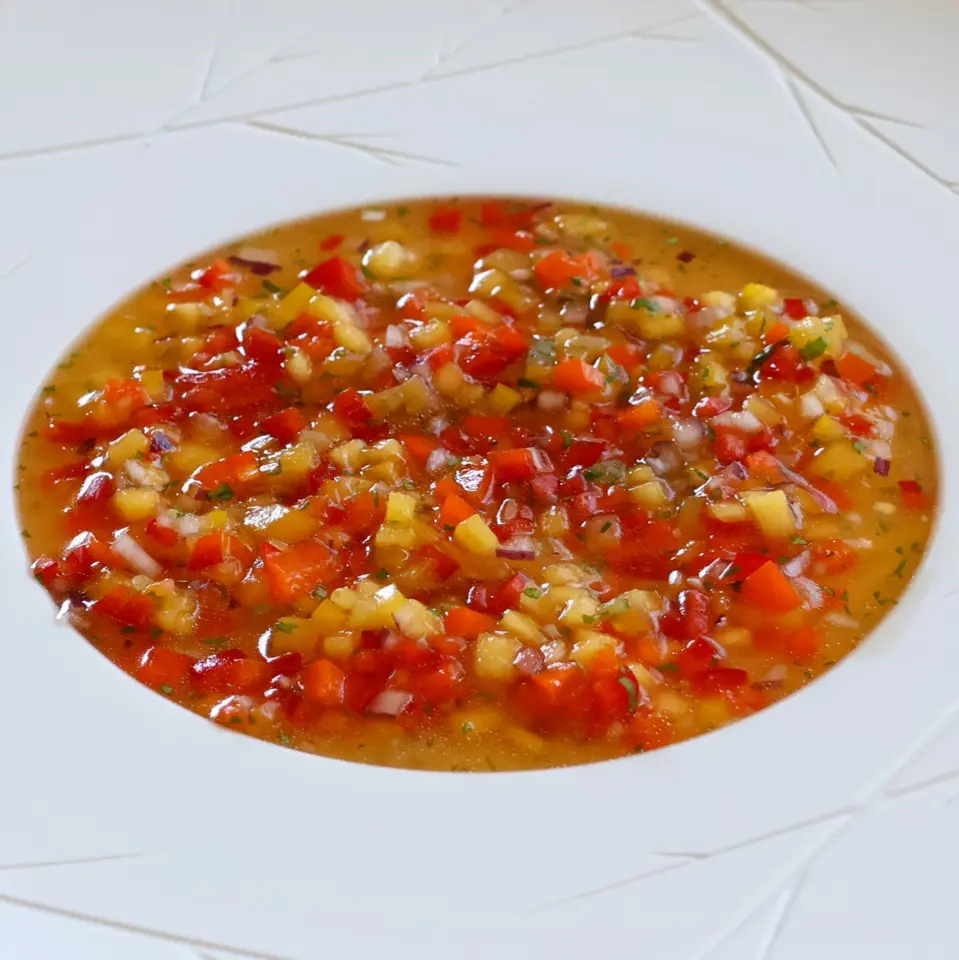creation thumb for Sweet and Sour Paprika Marinade for Fish-Carpaccio