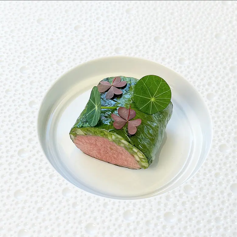 creation thumb for Lamb / Mushrooms / Nasturtium