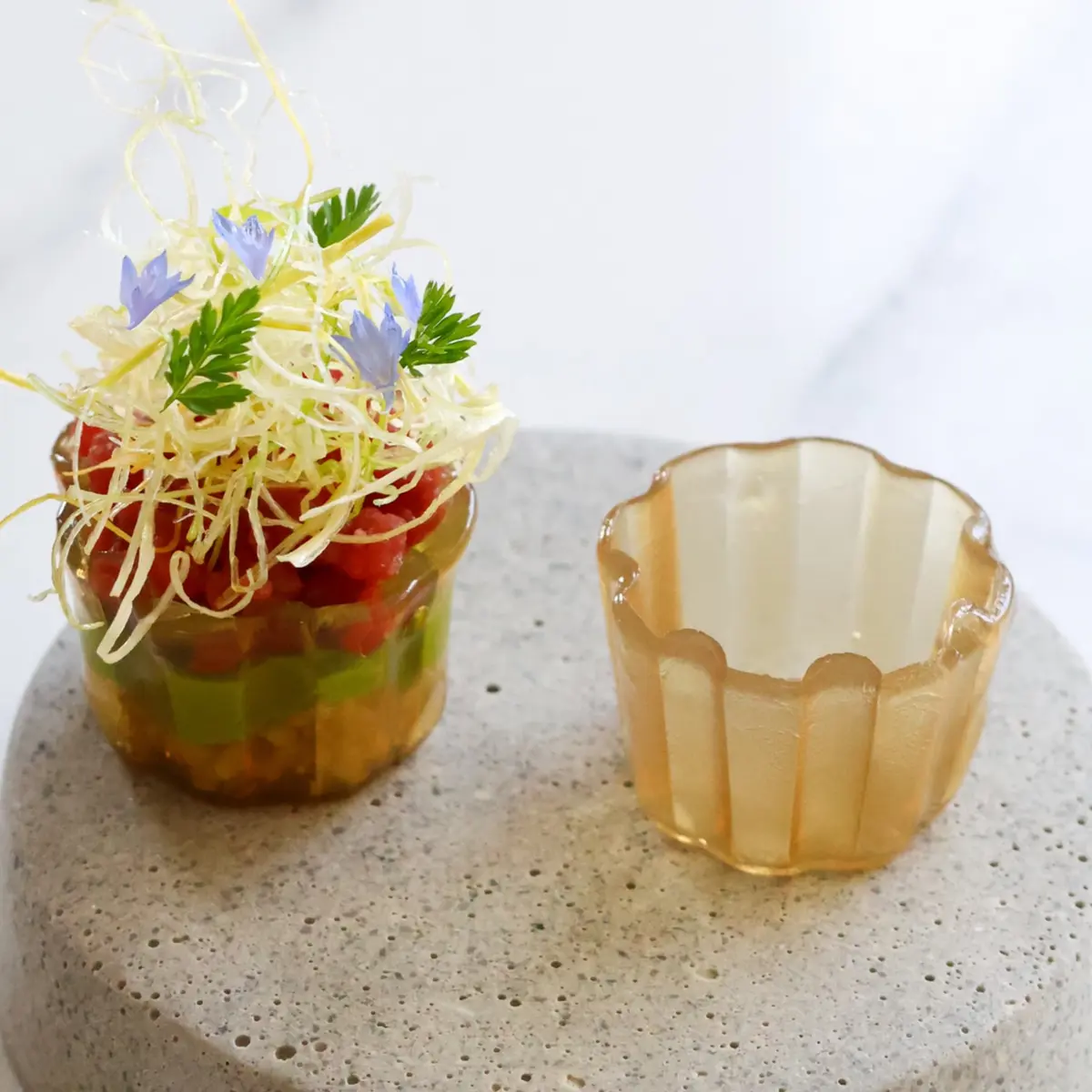 creation thumb for Gelled Beef Consommé Tartlet
