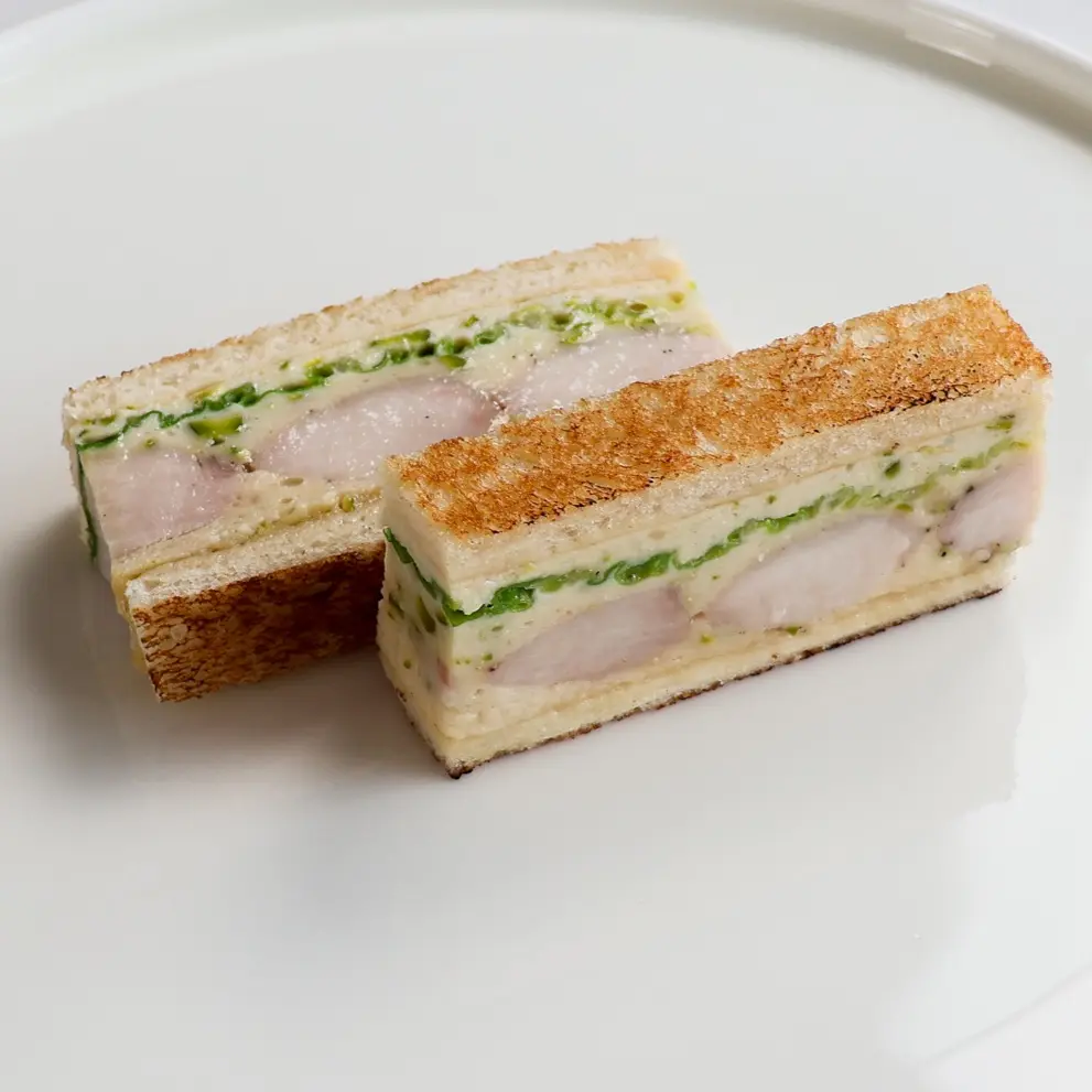 creation thumb for Rabbit terrine / Savoy cabbage / Tramezzino bread