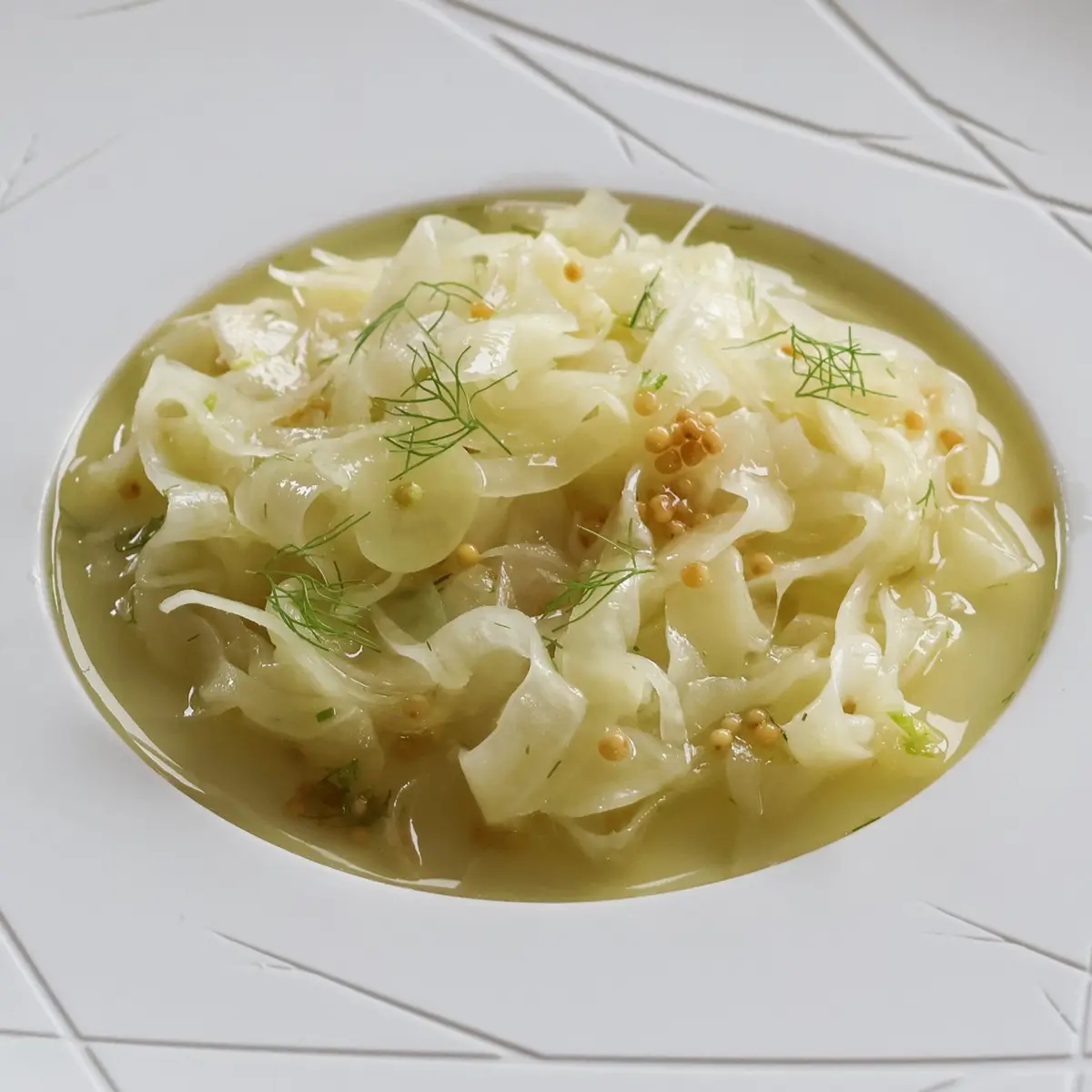 creation thumb for Fennel Salad with lemongrass and mustard seeds