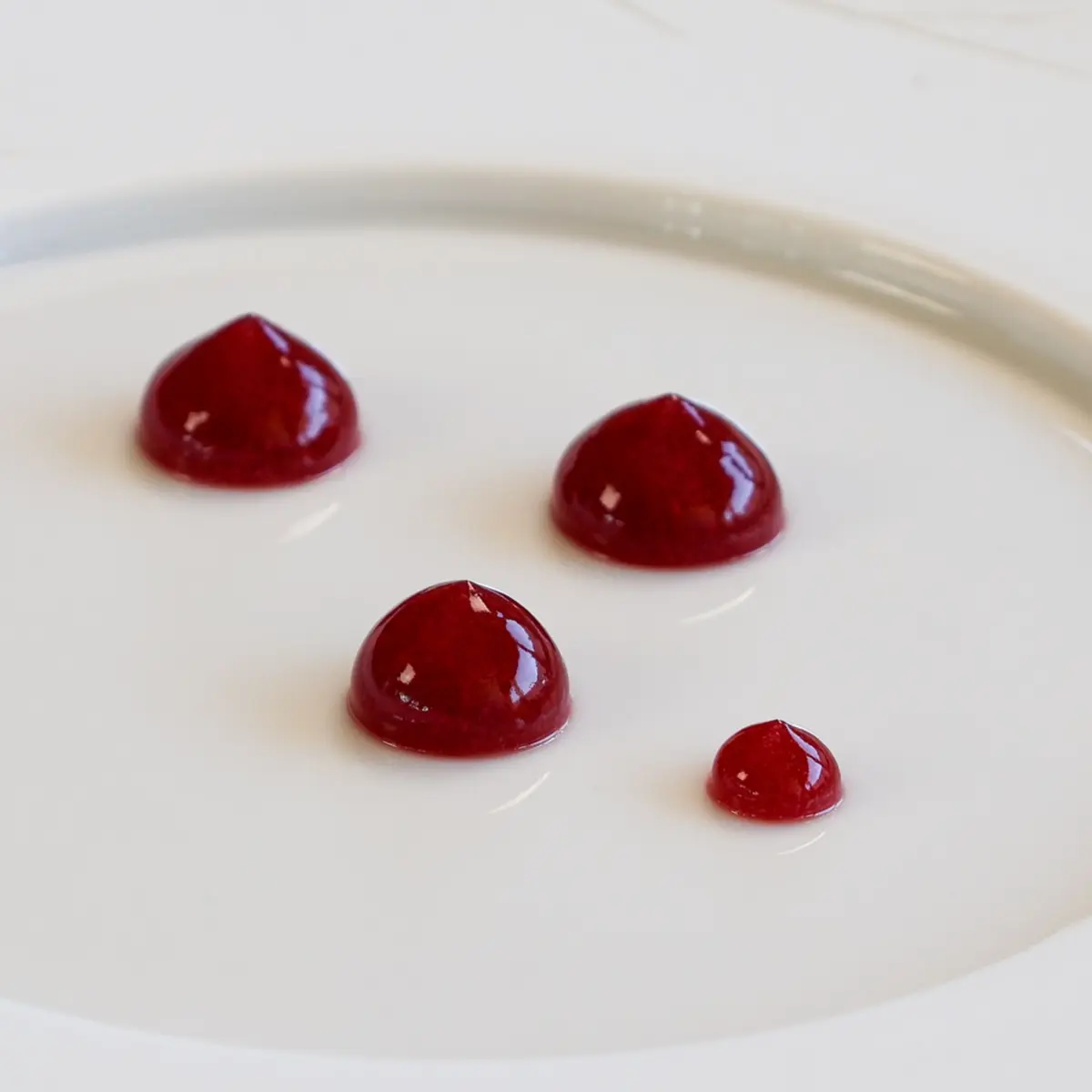 creation thumb for Lingonberry broth / gel
