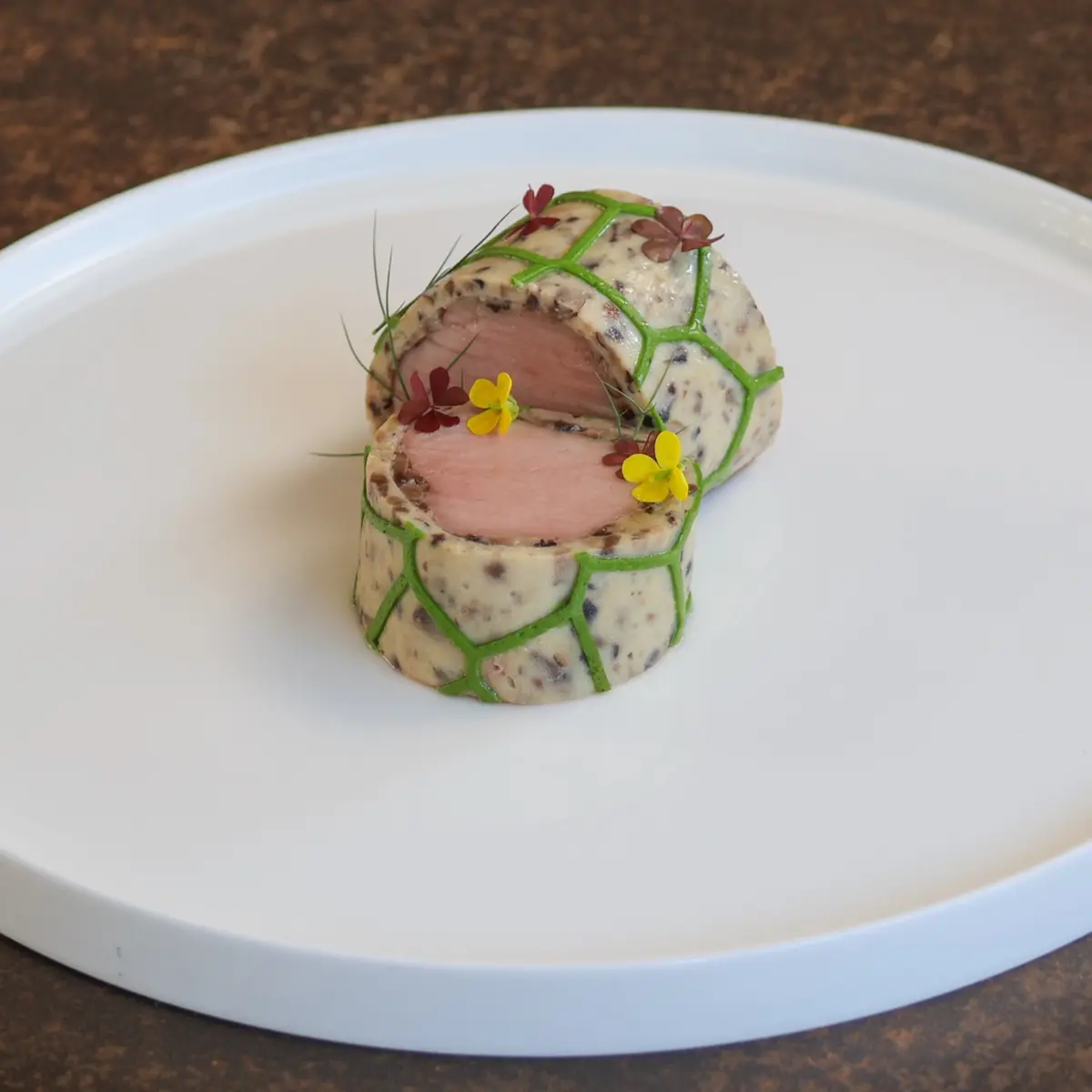creation thumb for Iberian pork / Spinach / Mushrooms
