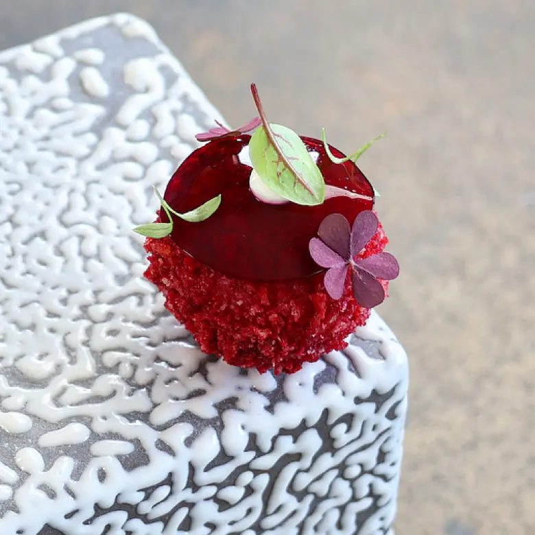 creation thumb for Beetroot - Feta cheese croquettes