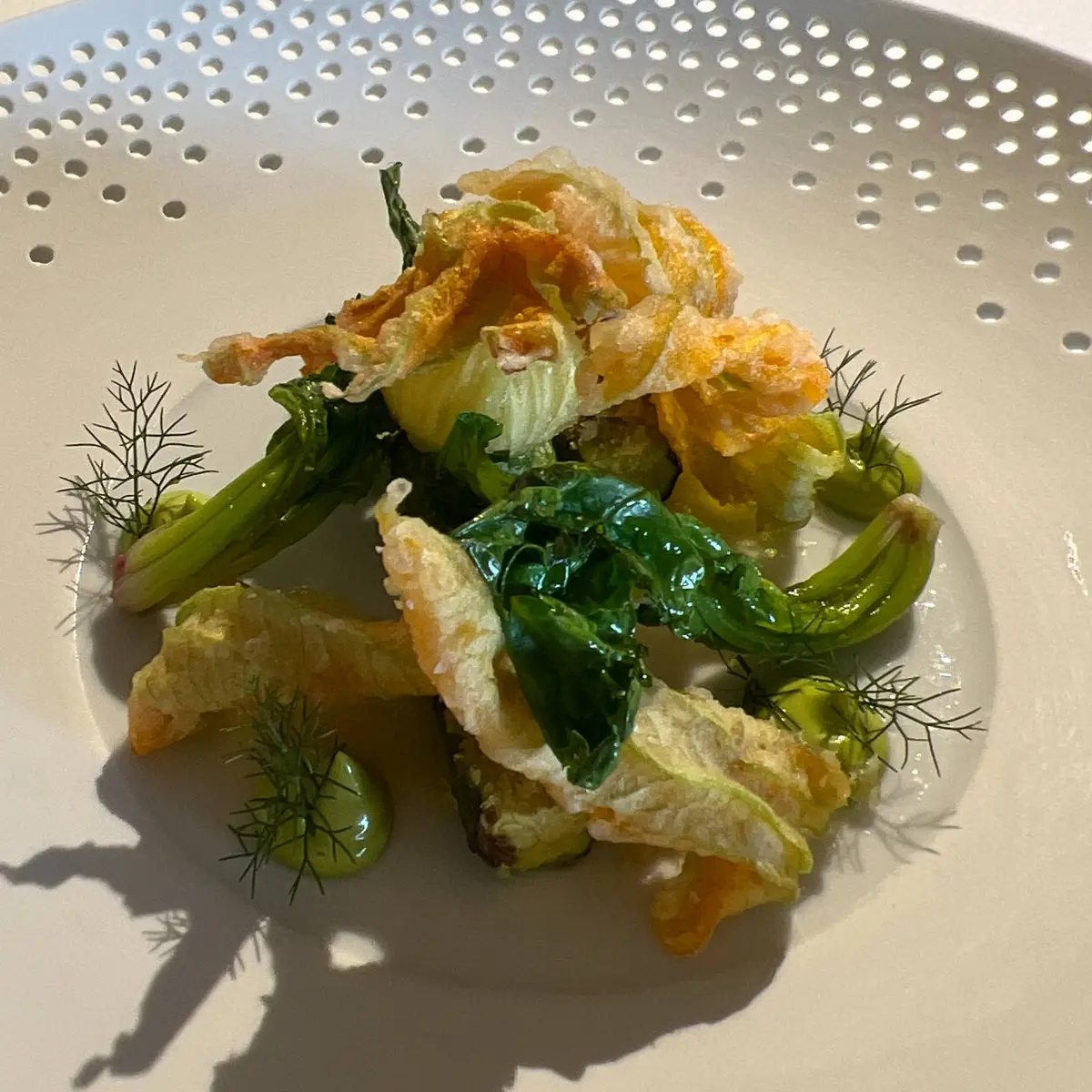 creation thumb for Zucchini: Tarragon, Spinach, Candied Lemon