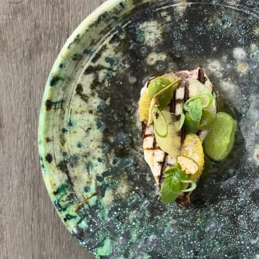 creation thumb for Grilled swordfish, broccoli and citrus