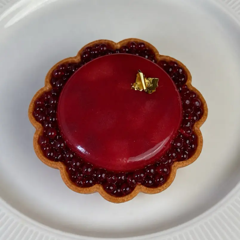 creation thumb for Mulled Wine & Pear Tart
