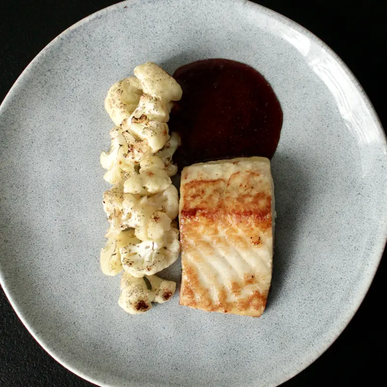 creation thumb for Sturgeon, Cauliflower & Citrus Soy