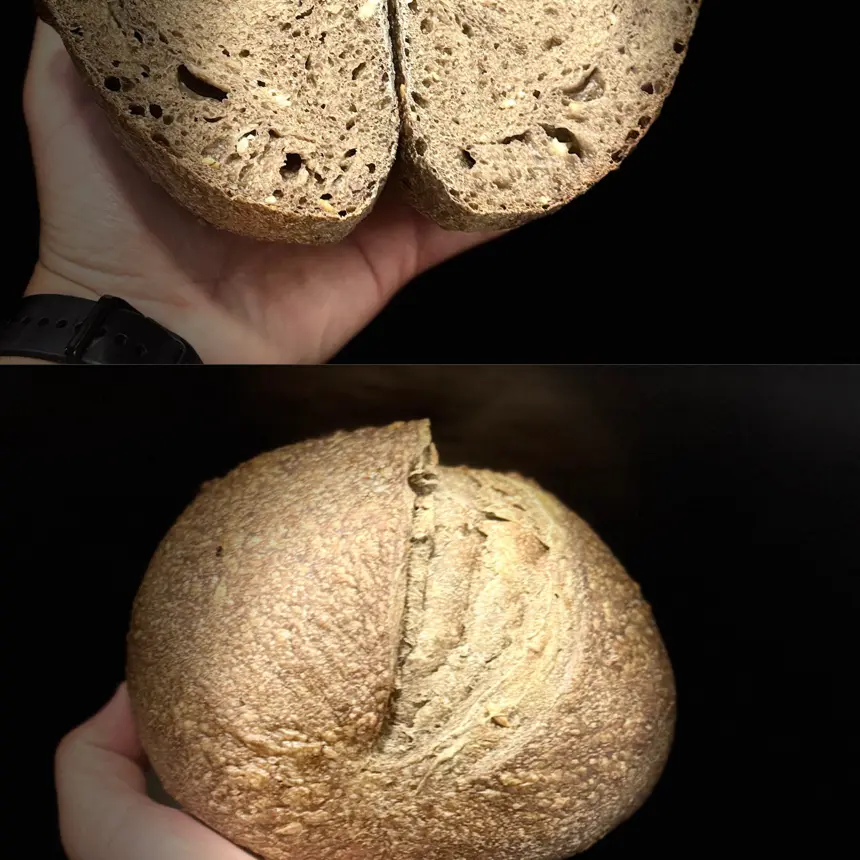 creation thumb for Multigrain Sourdough Bread
