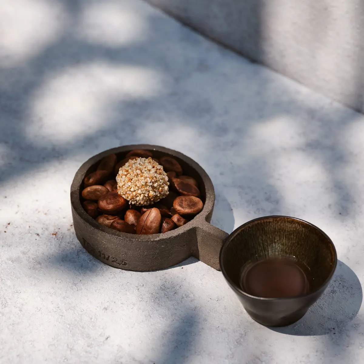 creation thumb for Tolmin cheese mochi, quince butter, puffed grains