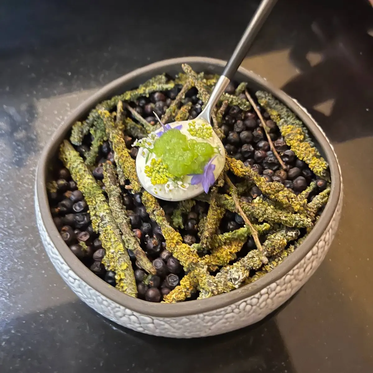 creation thumb for Green Apple And Peas Granita 