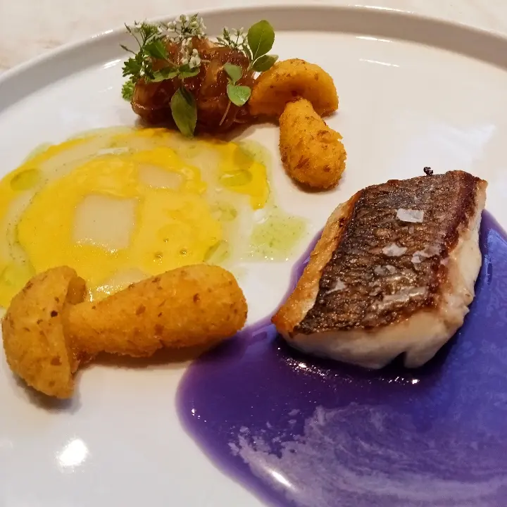 creation thumb for Marinated mackerel, saffron and cabbage