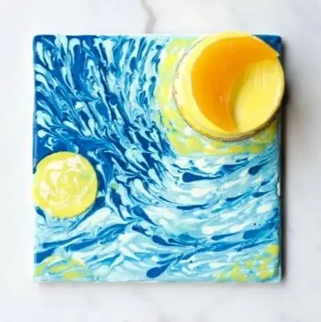 creation thumb for Pastel Entremet De Melón (Noche Estrellada)