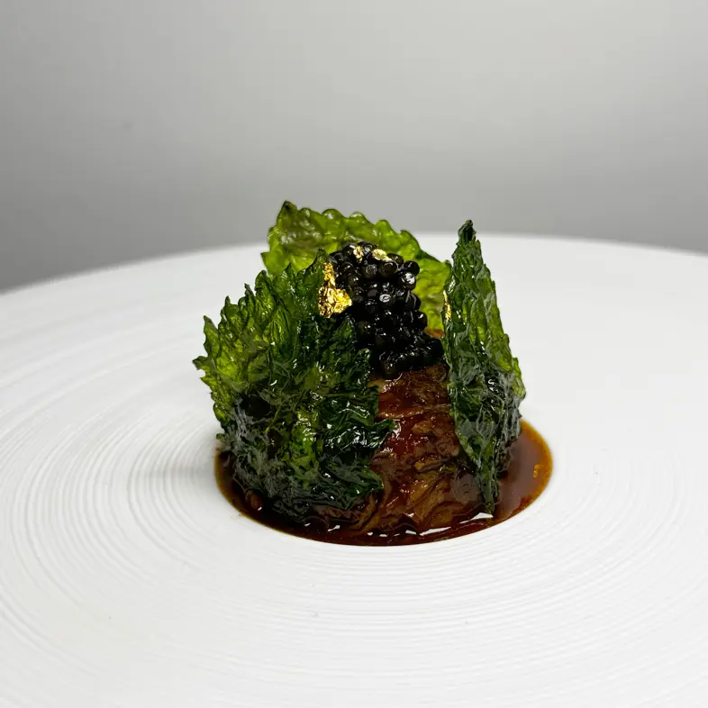 creation thumb for Confit Glazed Duck and Shiso