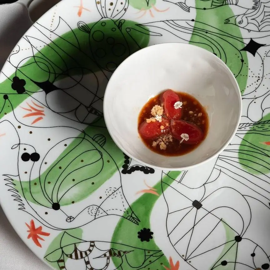 creation thumb for Roasted Cherry Tomato with Basil Sauce and Spices