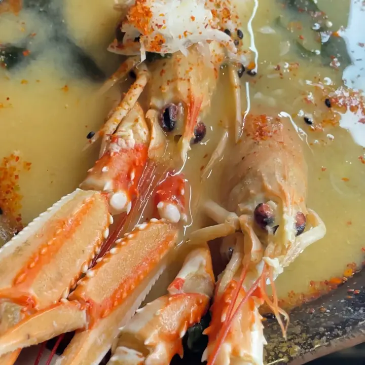 creation thumb for Langoustine Miso Soup 