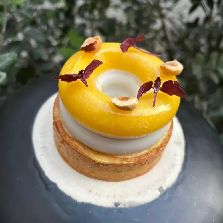 creation thumb for Hazelnut, Mango, and Coconut Tart