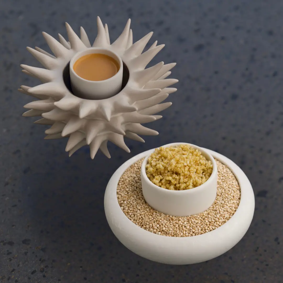 creation thumb for Quinoa Croccante e Ricci di Mare