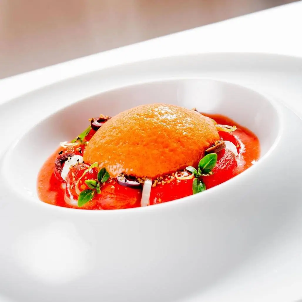 creation thumb for Tomato & Creamy Burrata with Summer Truffle