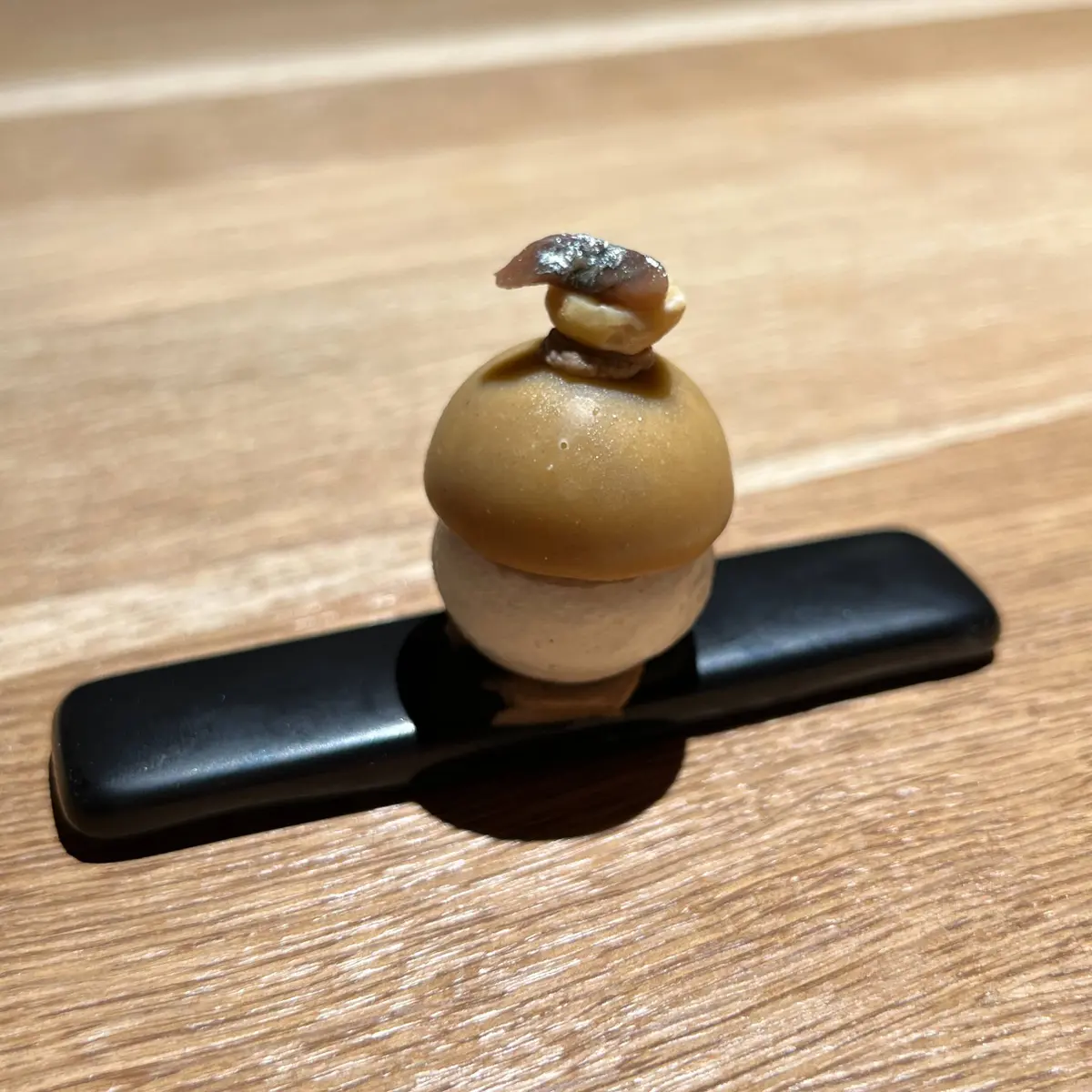 creation thumb for Chicken Liver Praline, Hazelnut, Apple Meringue