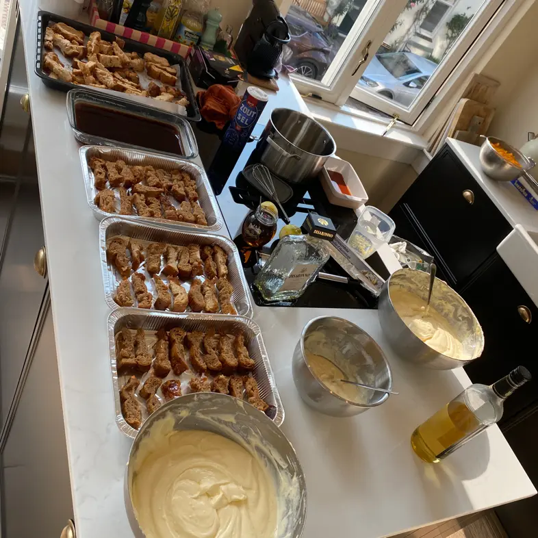 creation thumb for Tiramisu with ladyfingers from typical Frysian Sûkerbôle