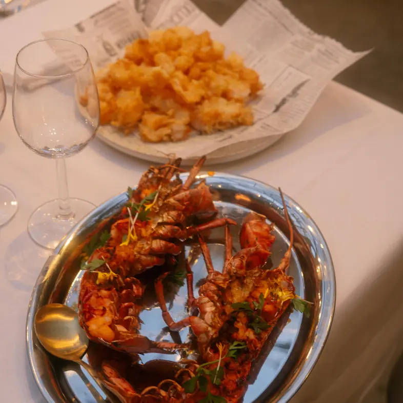 creation thumb for Tempura Shrimp & Nduja Lobster