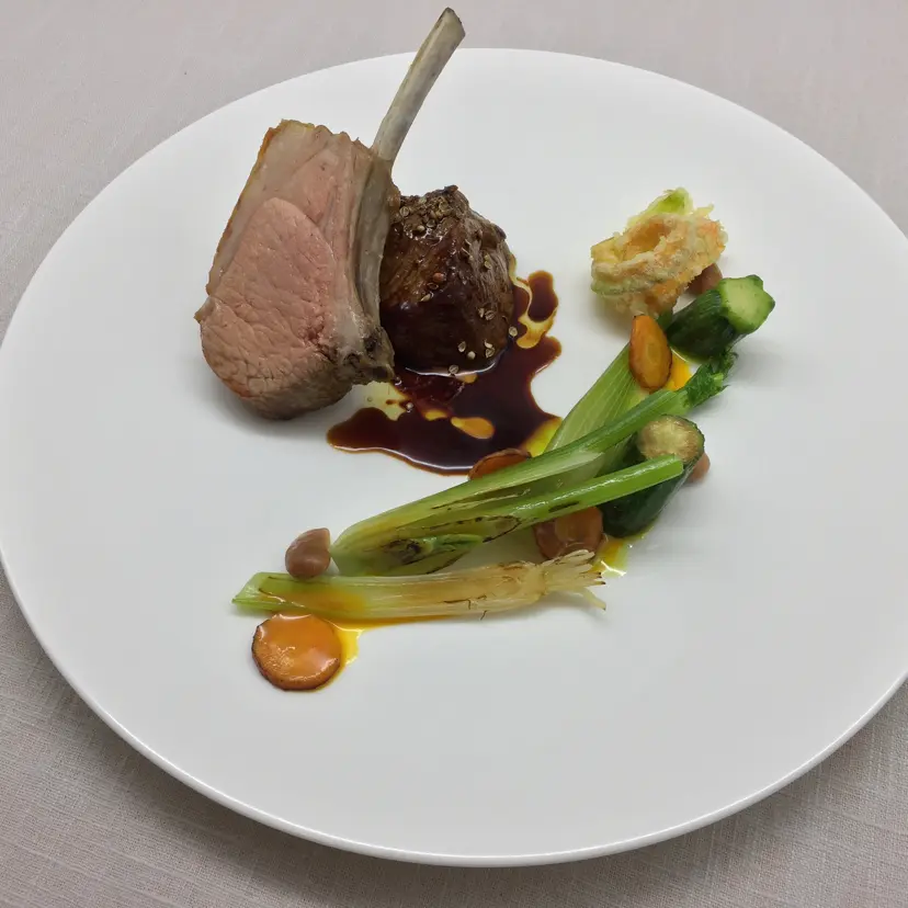 creation thumb for Lamb rack, fennel and Jus corsé