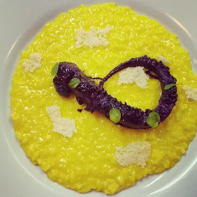 creation thumb for Risotto Milanese w/ Purple Tentacles